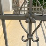 decorazione cancello ferro battuto