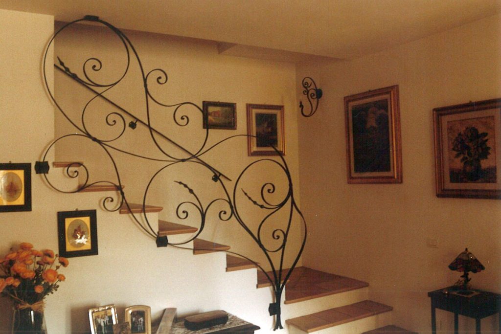 ringhiera per scala interna