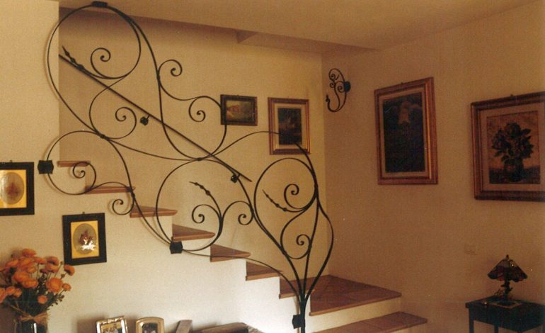 ringhiera per scala interna