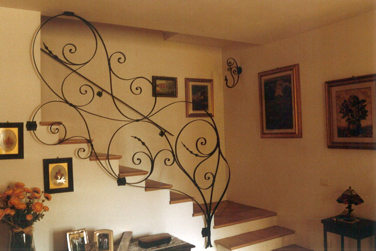 ringhiera per scala interna
