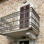 balcone in ferro battuto